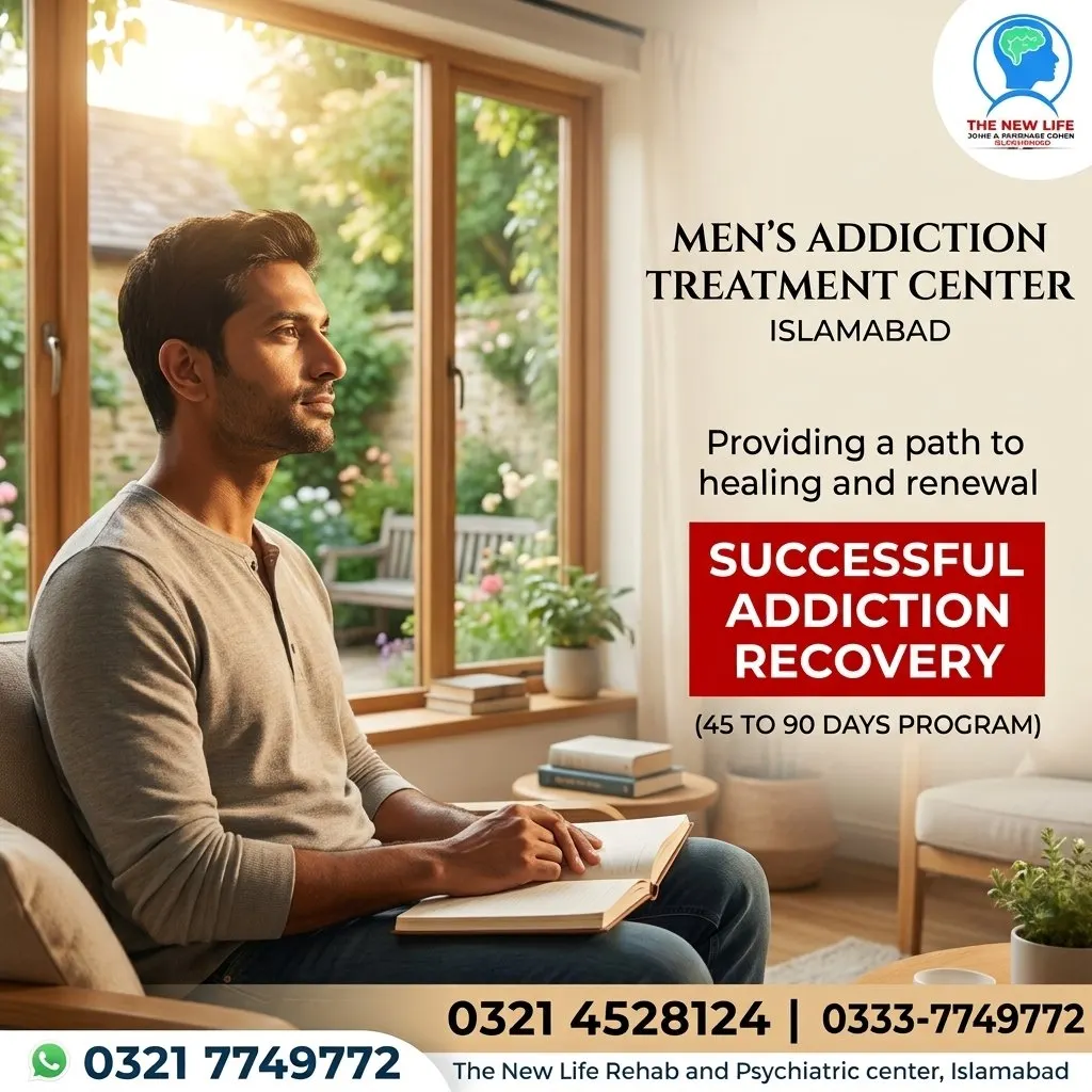 Men’s Addiction Treatment Center in Islamabad: Treatment, Recovery and Support