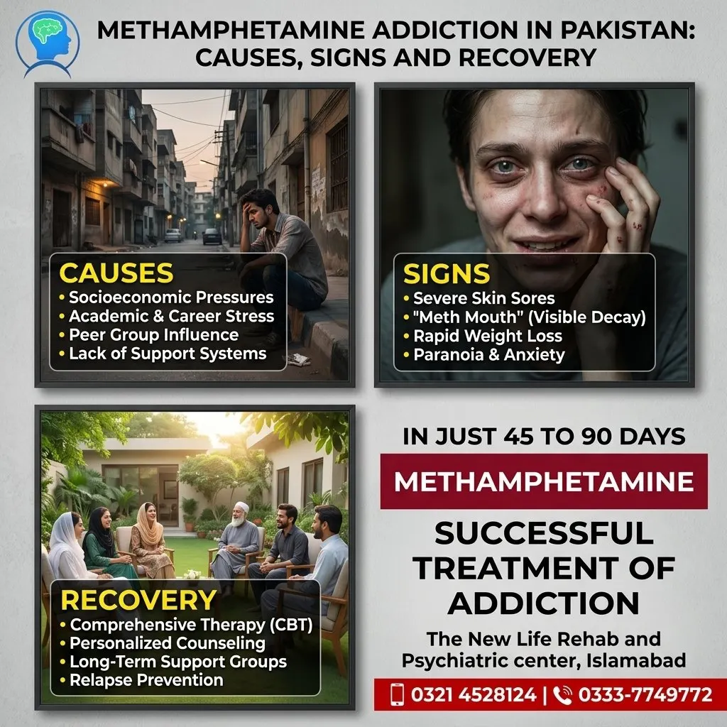 Methamphetamine Addiction in Pakistan: Key Facts About Causes, Signs and Recovery